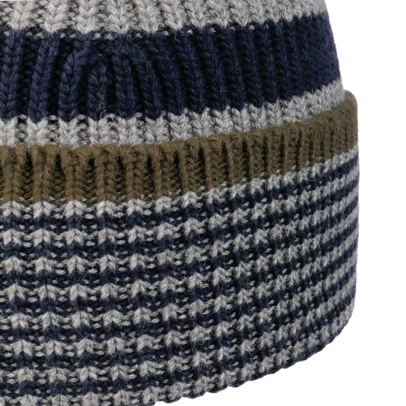 Stetson Beanie (1-St) Strickmütze mit Umschlag, Made in Italy