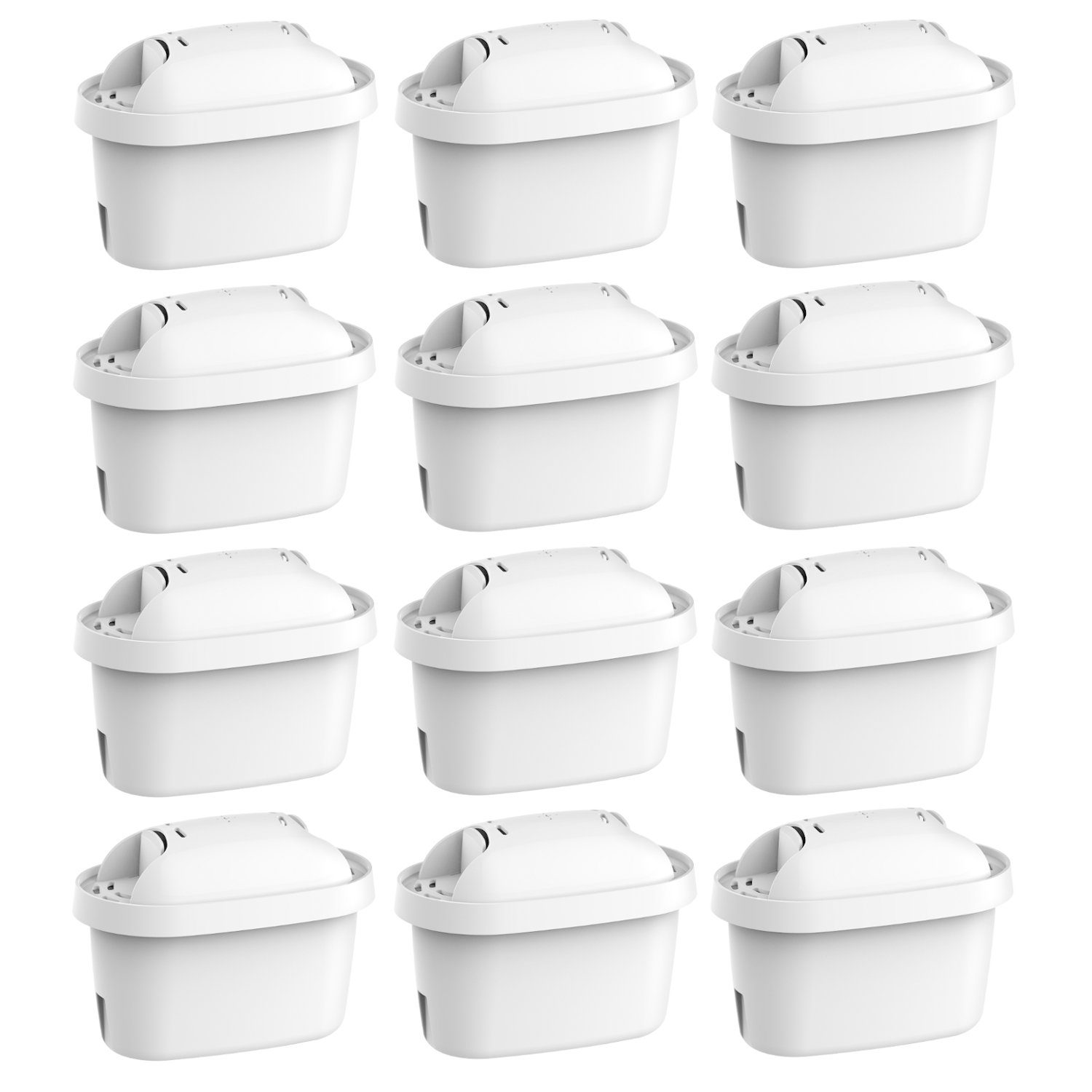 Wasserfilter 12er Set einsetzbar statt Brita Maxtra
