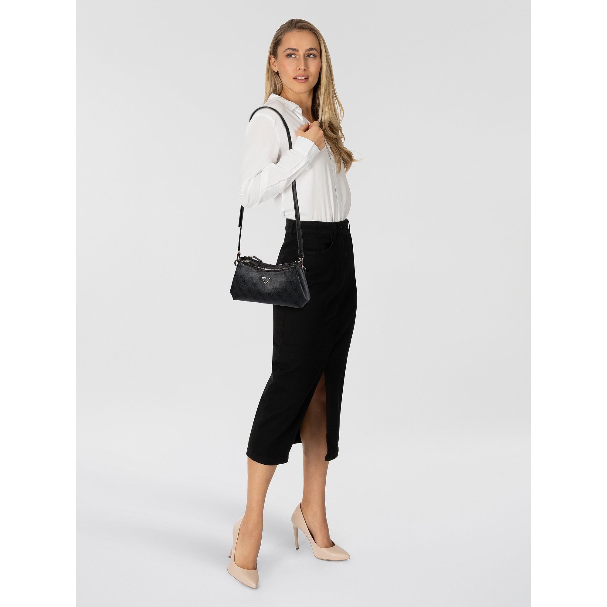 Guess Schultertasche Noelle, Polyurethan günstig online kaufen