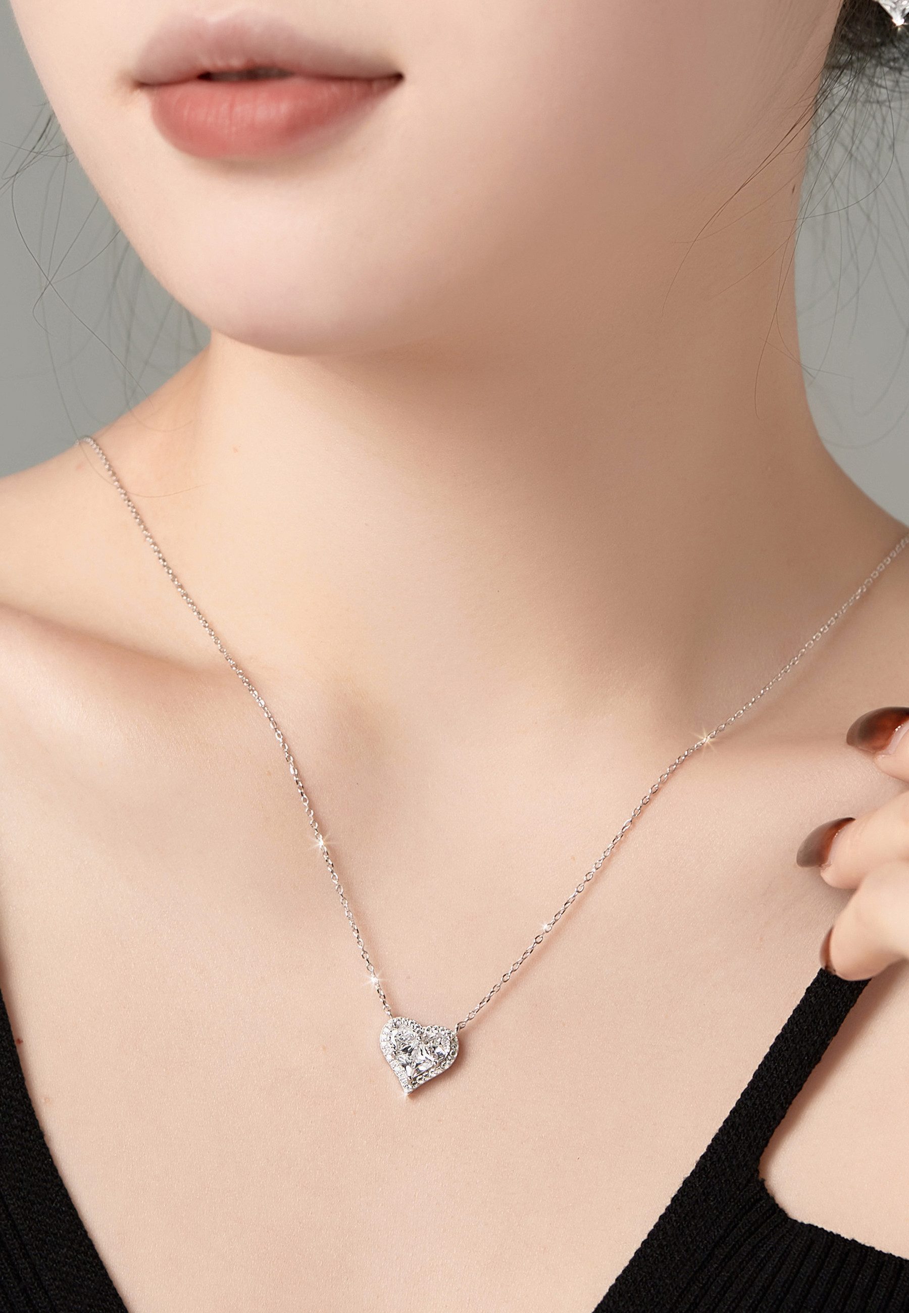 BRELLATO Herzkette Glanz Herz-Anhänger Geschenk-Idee Frau Freundin Mutter ( günstig online kaufen