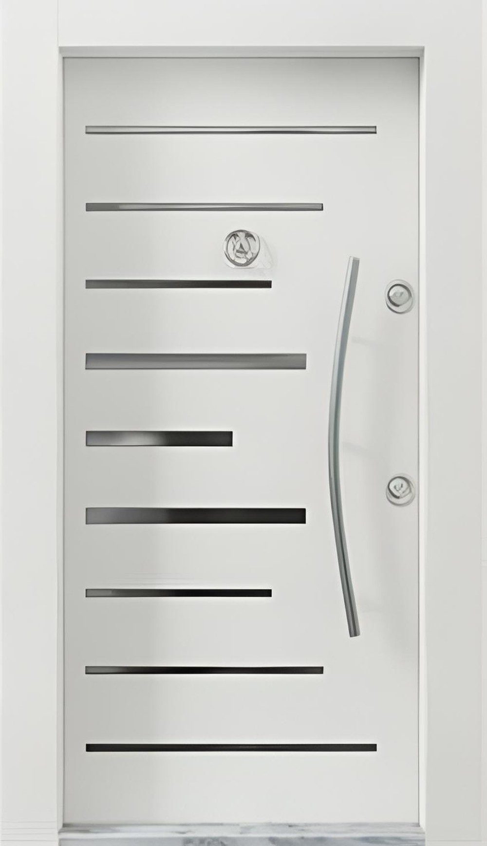 JVmoebel Haustür Weiße Eingangstür Edle Sicherheitstüren Haustüren Hoteltür, Made in Europa