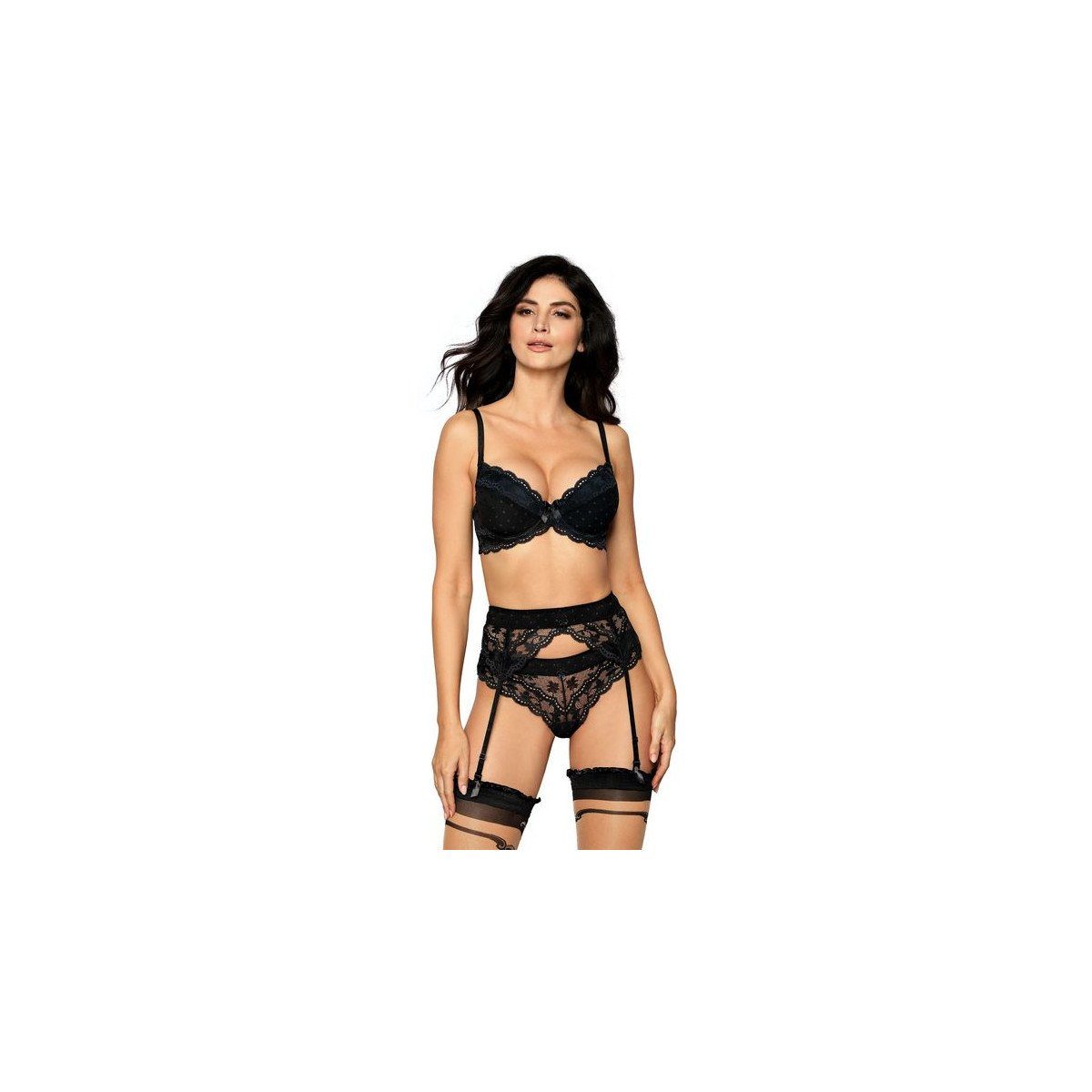 Róza Fullcup-BH RZ LaGerta push-up bra black - (70B,70C,70D,75B,75