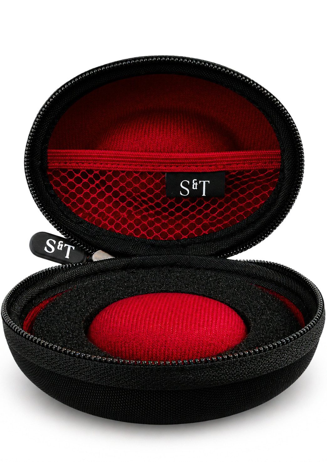 S&T Design Uhrenetui Uhrenbox für Reisen Schutz für Uhren Uhrengehäuse Wasserdicht Stoßfest (Uhren Transport, 1 St., Samt-Innenfutter & Nylon), Uhrenrolle Uhrenreisekoffer Uhrentasche für Luxusuhren und Smartwatch