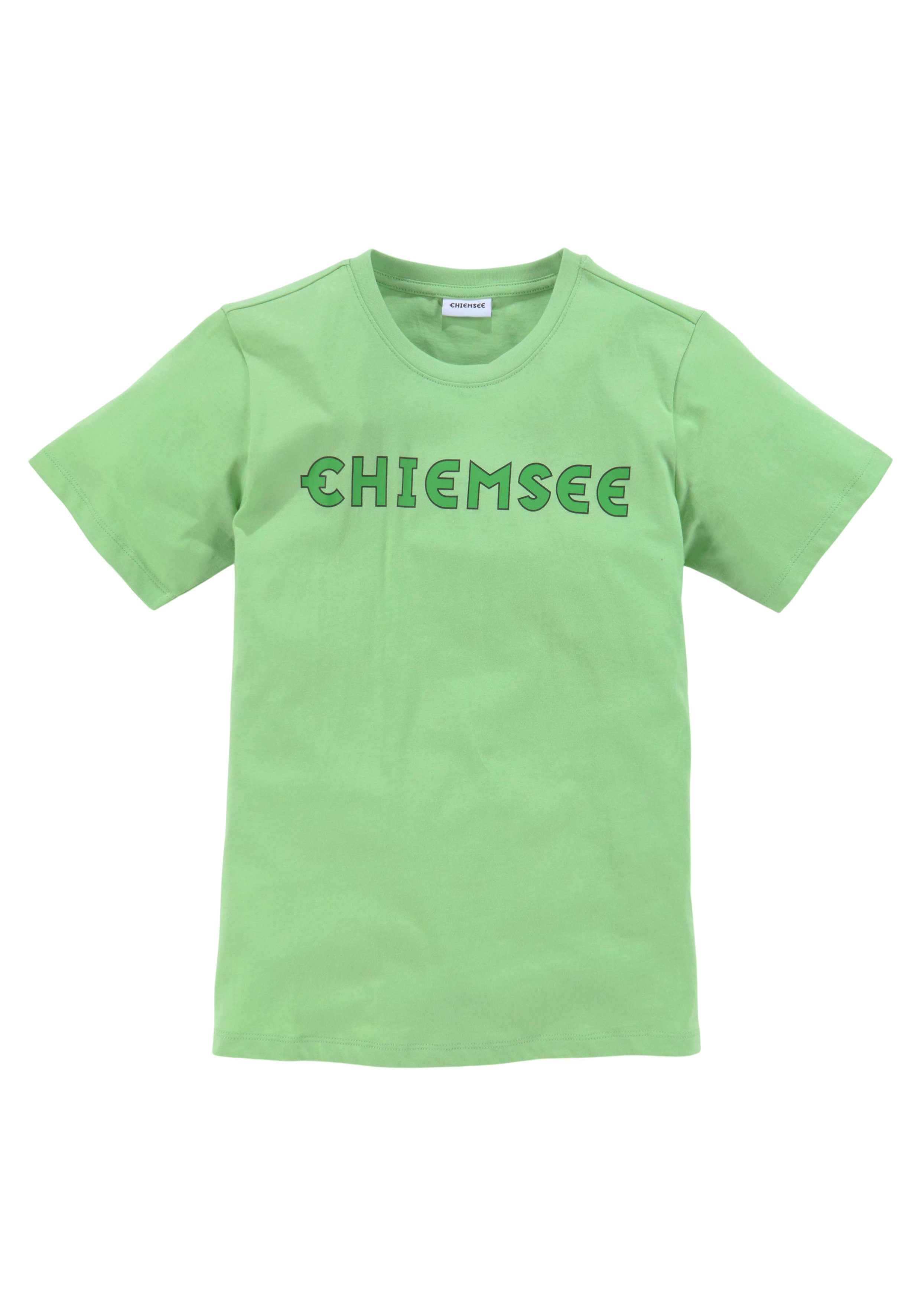 mit Logo-Druck BASIC T-Shirt Chiemsee