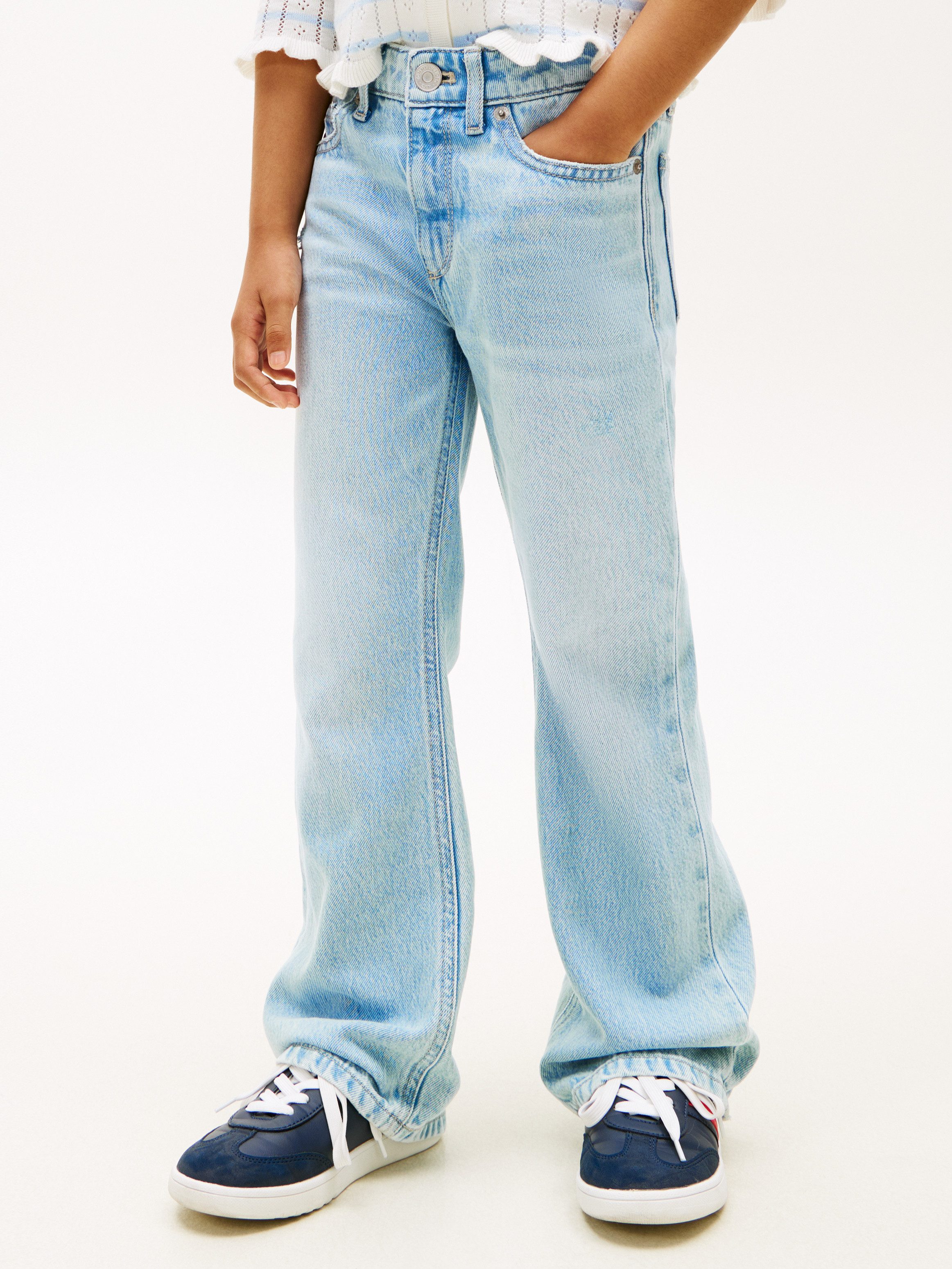 Tommy Hilfiger Schlagjeans FLARE LIGHT BLUE Kinder bis 16 Jahre, regular fit