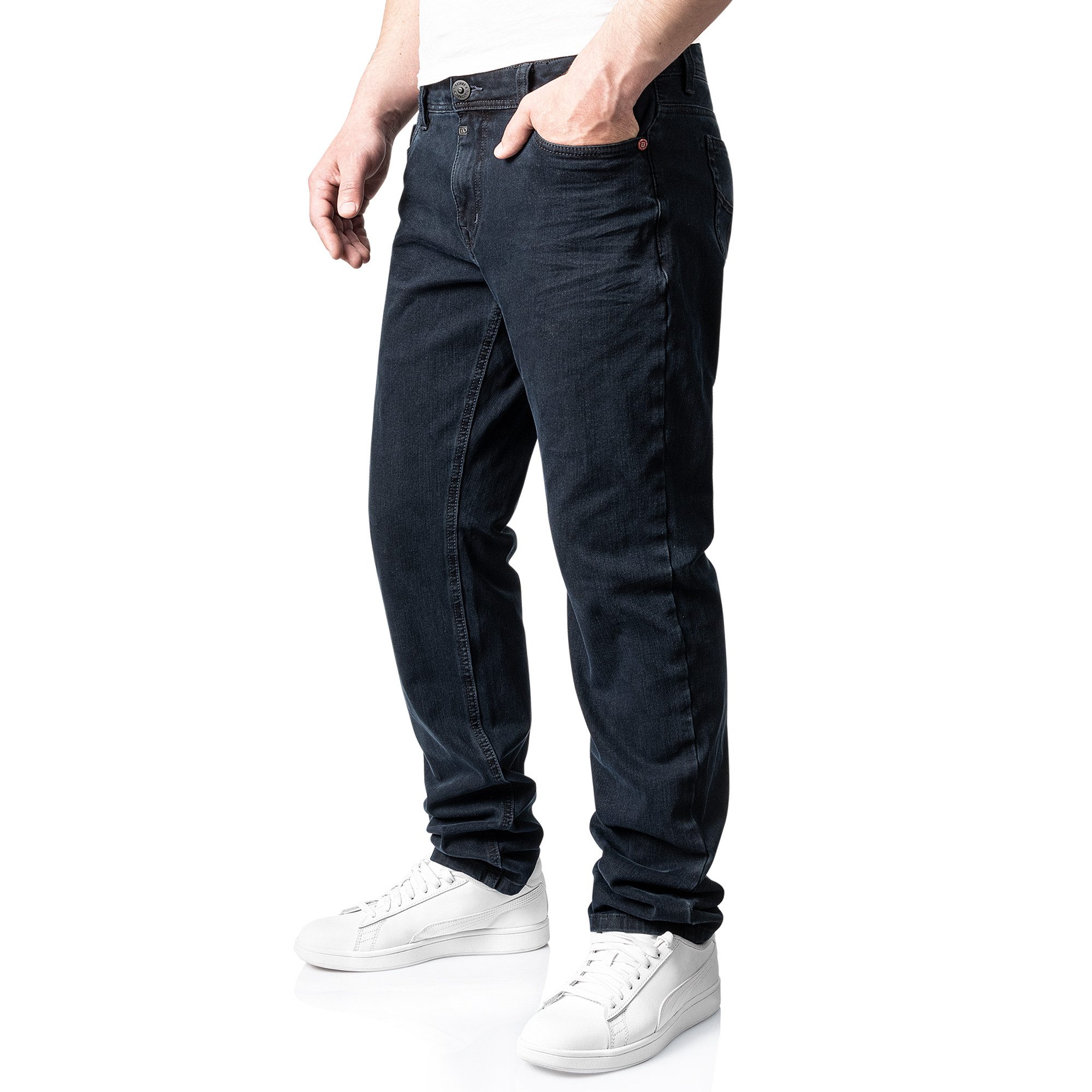 TIMEZONE Stretch-Jeans Eduardo TZ Slim Fit Jeanshose - Blue Denim Wash Bequeme Herrenjeans – Bild 2 von 5