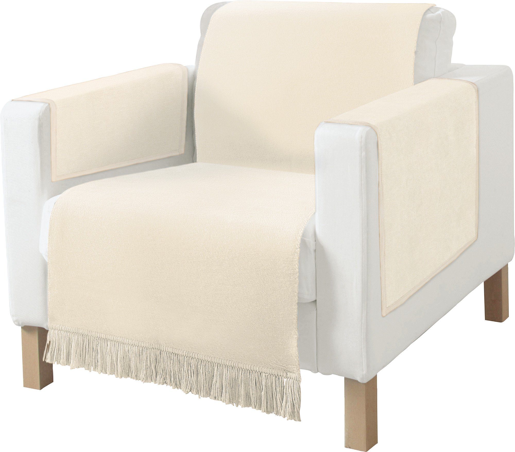 Erwin Müller Sesselschoner Sessel- und Sofaschoner-Set "Catania" 3-teilig, Uni