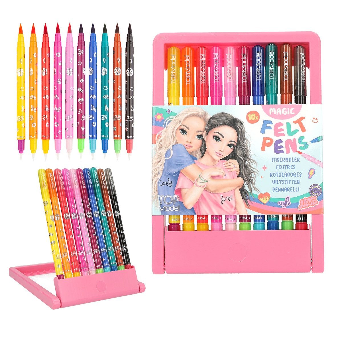 TOPModel Faserstift DEPESCHE TOPModel Magic Fasermaler 10 Stück