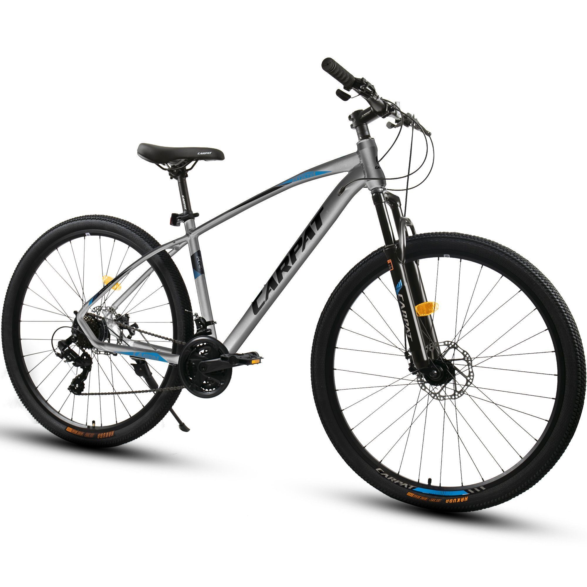 CARPAT SPORT Mountainbike 27.5 29 Zoll Alu-Rahmen Pro MTB für Herren, Damen, Mädchen und Jungen, 21 Gang Shimano, Kettenschaltung, (Alu-Rahmen, mechanisch Scheibenbremse, Set), Hardtail Fahrrad, Jugendfahrrad