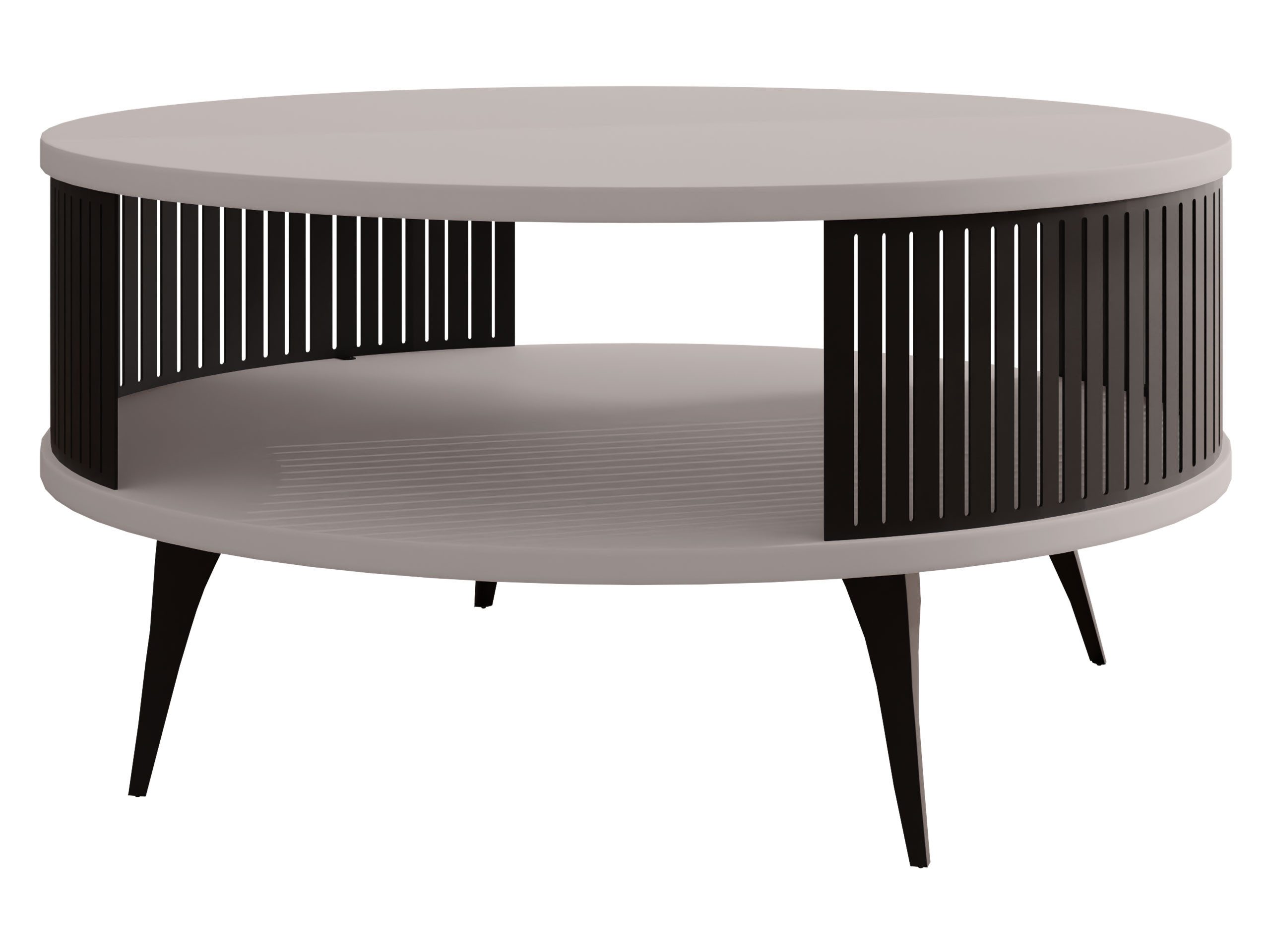 MIRJAN24 Couchtisch Roenni, Beine und Seiten aus Stahl, schwarz pulverbesch günstig online kaufen