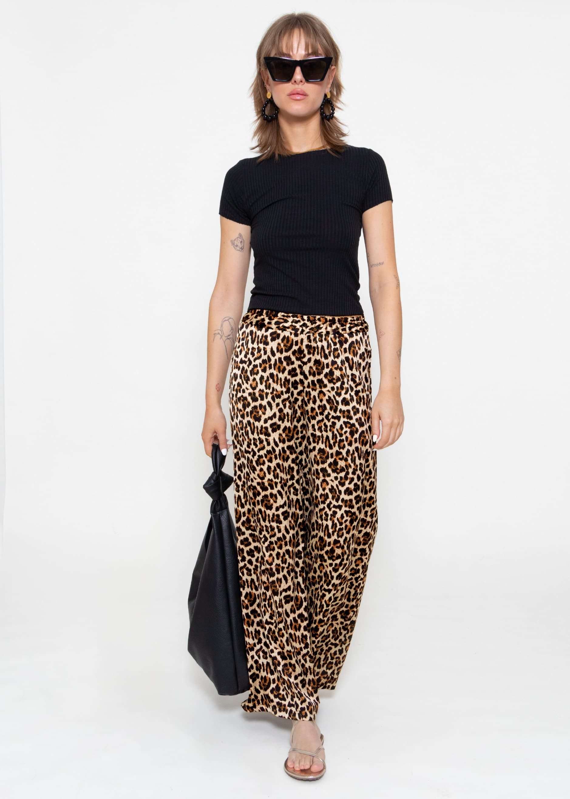 SASSYCLASSY Kurzarmshirt Geripptes T-Shirt Damen mit Rundhalsausschnitt Fig günstig online kaufen