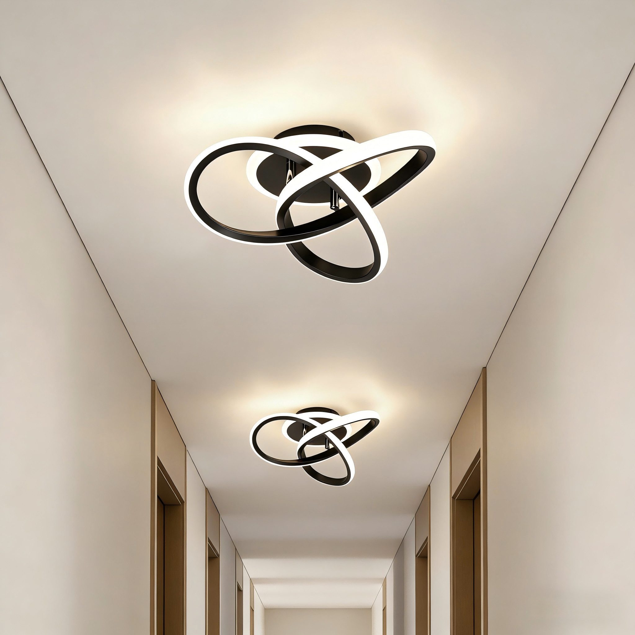 BlingBin LED Deckenleuchte 21W 2100LM Deckenlampe, Kreatives Blumendesign Deckenbeleuchtung, Speicherfunktion, LED fest integriert, Warmweiß, Kaltweiß, Neutralweiß, Blumen Lampe für Wohnzimmer Esszimmer Kinderzimmer