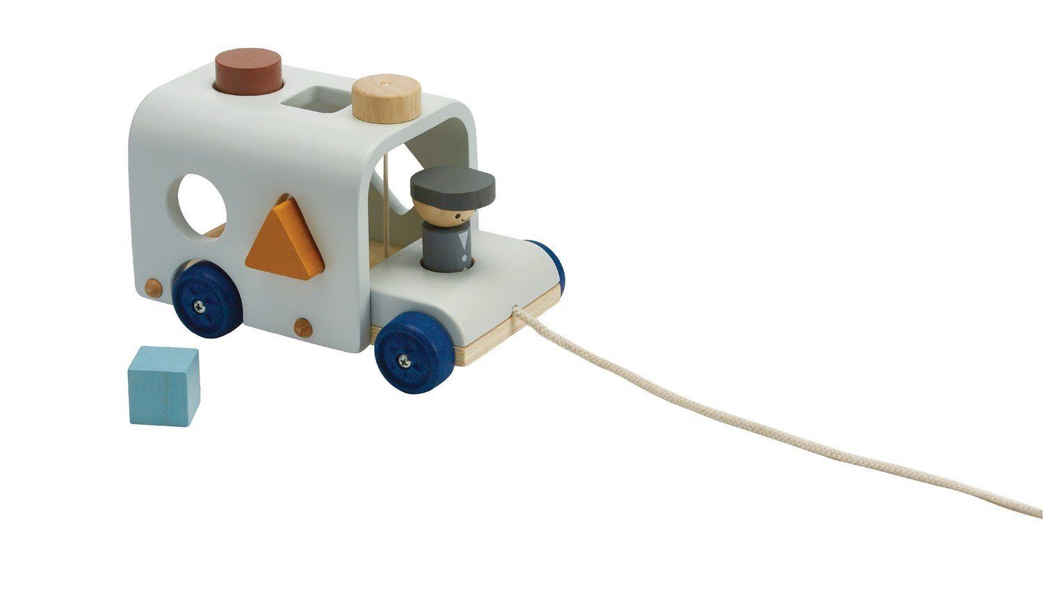 Plantoys Lernspielzeug Sortierbus Orchard