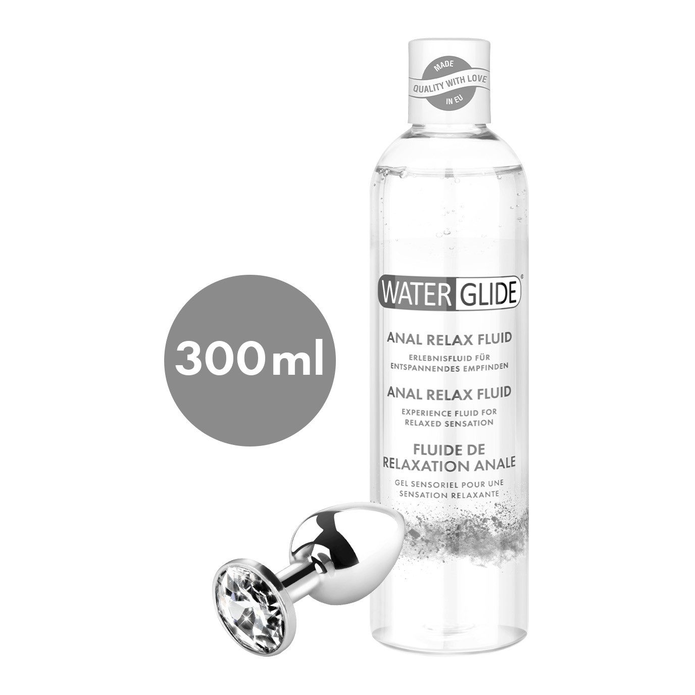 EIS Stimulationsgel EIS Waterglide 'Anal Relax Fluid', 300ml, Gleit-& Erlebnisgel, 0-tlg.