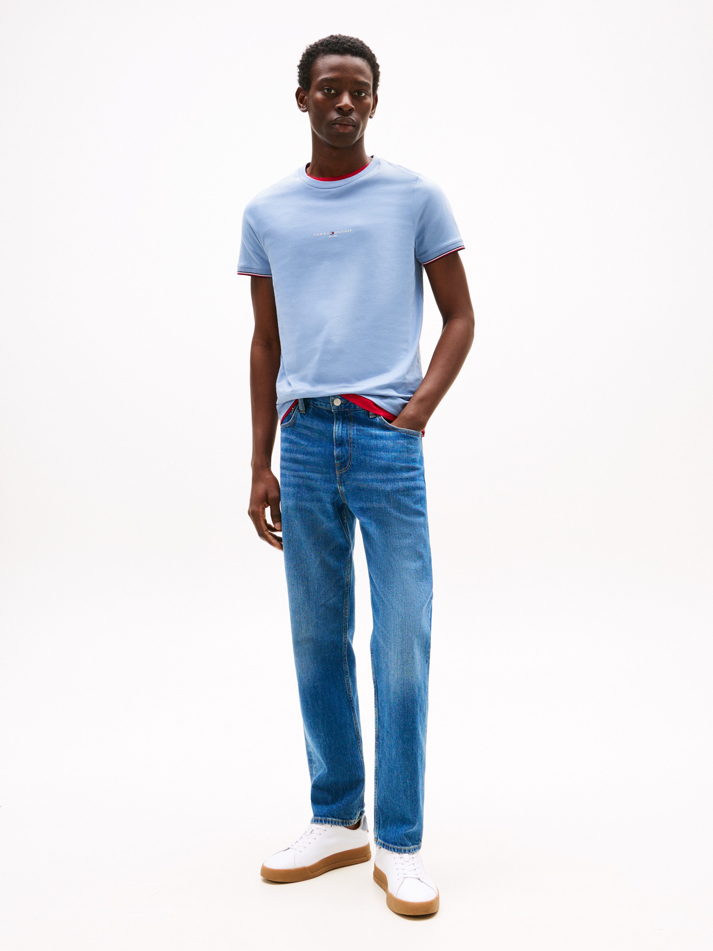 Tommy Hilfiger T-Shirt TOMMY LOGO TIPPED günstig online kaufen