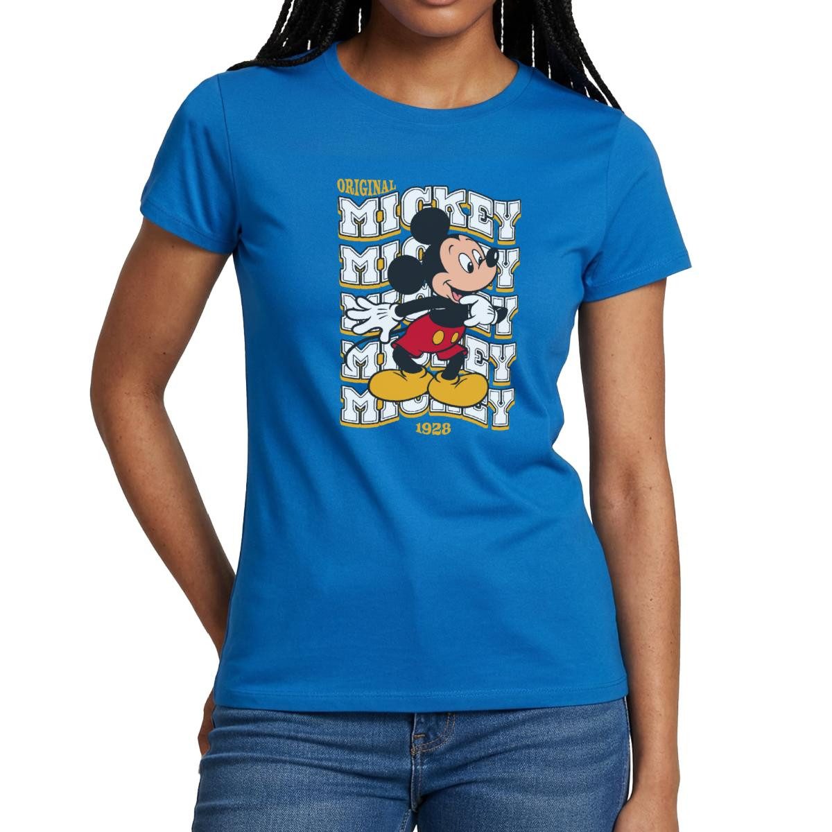 Spreadshirt T-Shirt Mickey & Minnie Mickey Mouse Original 1928 Frauen T-Shirt (1-tlg)