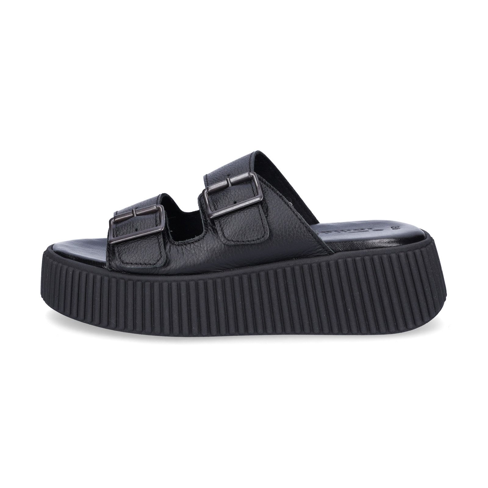 Tamaris Tamaris Damen Plateau Pantolette schwarz günstig online kaufen