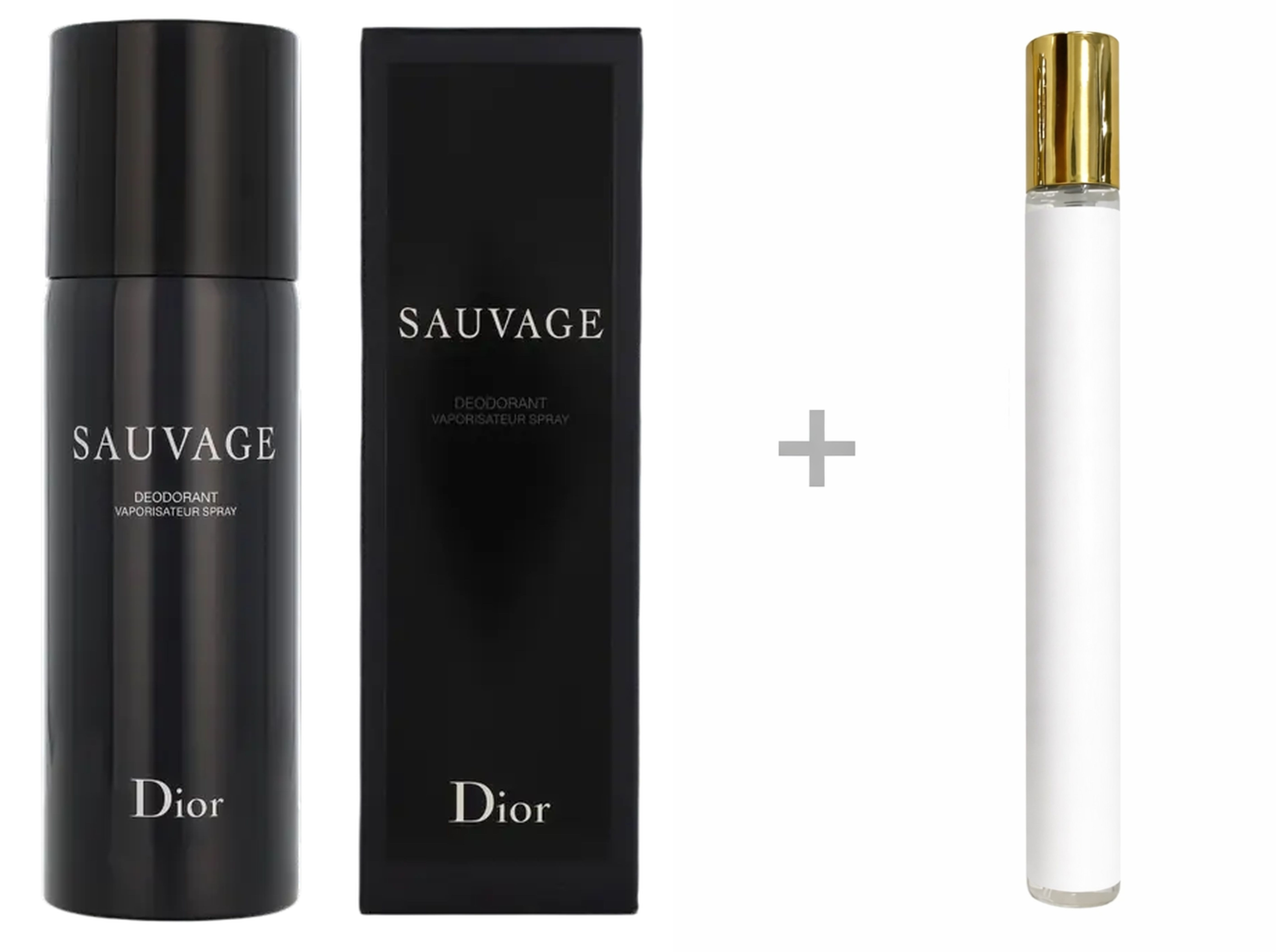 Dior Deo-Set Sauvage Herren Deodorant + Reiseduft, DIOR, frische und holzige Noten für den Mann