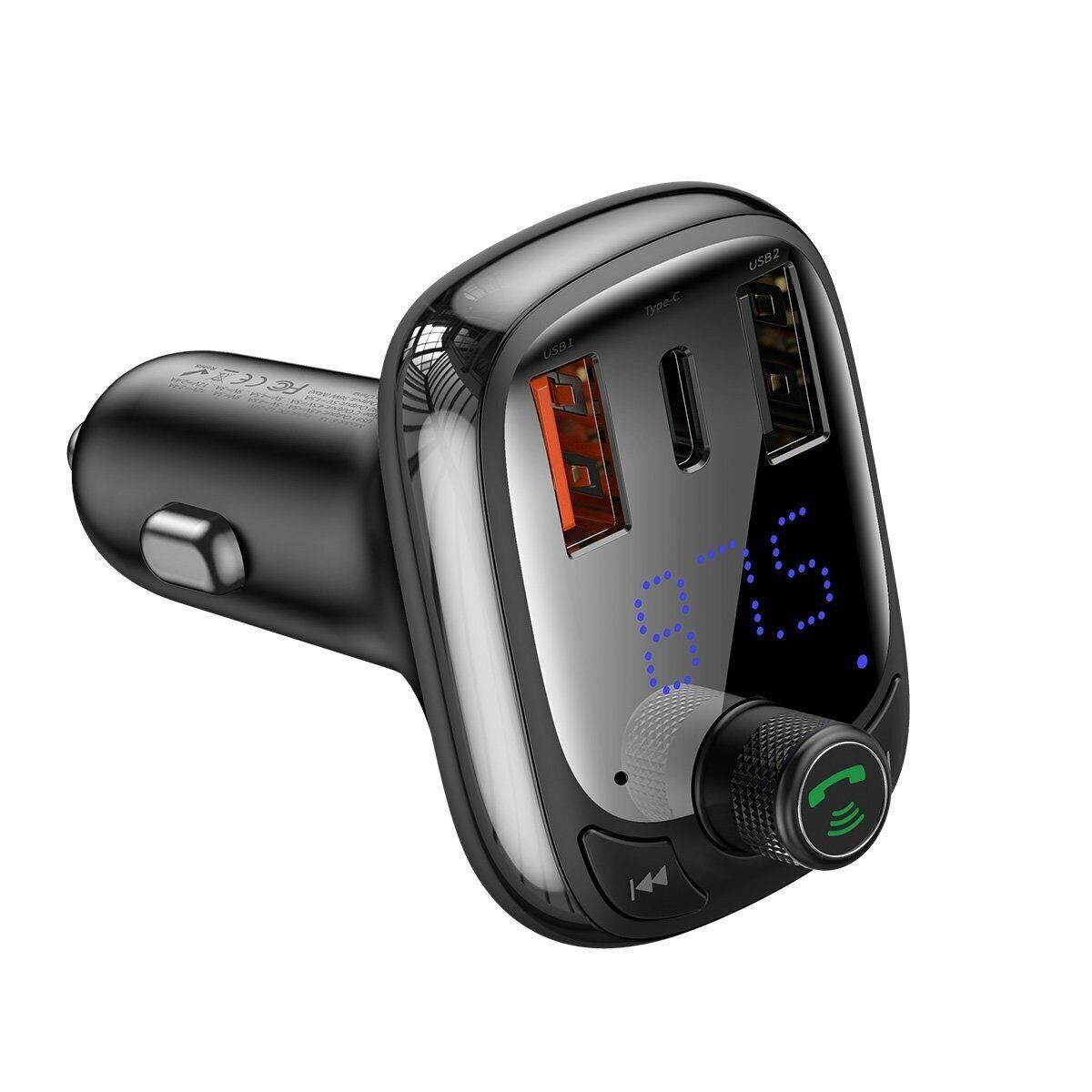 Bluetooth-Sender / Autoladegerät MP3 Player KFZ-Transmitter