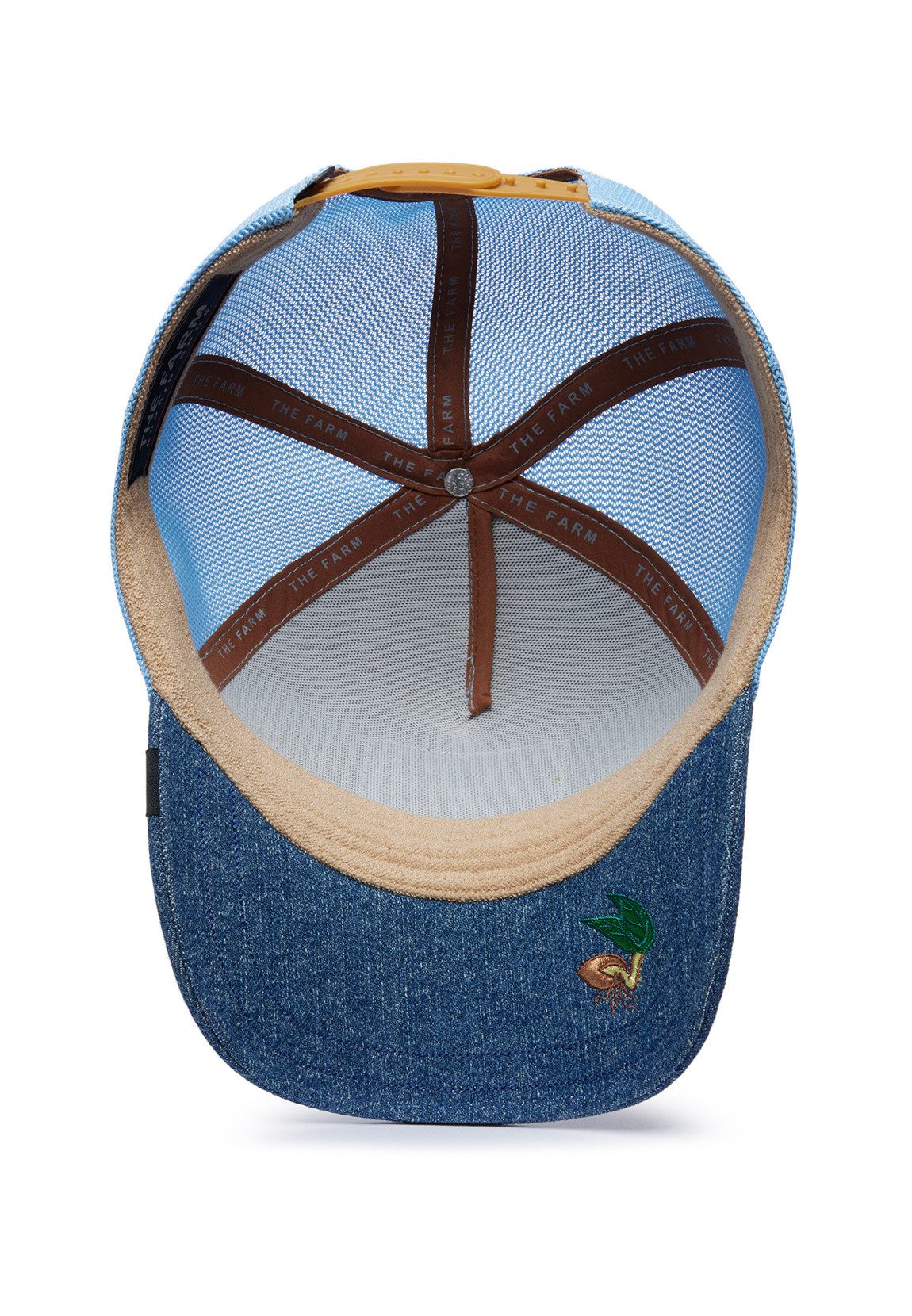 GOORIN Bros. Trucker Cap Goorin Bros. Trucker Cap Silky Goat Denim Blau