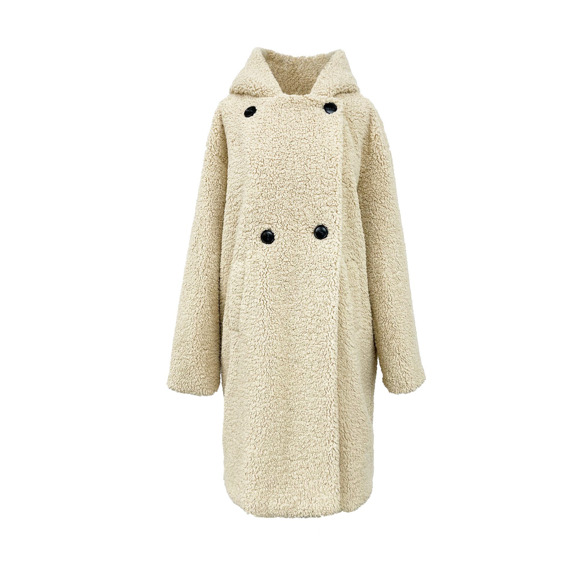 Lara Laurén Plüschjacke moderner Kuschelmantel aus günstig online kaufen