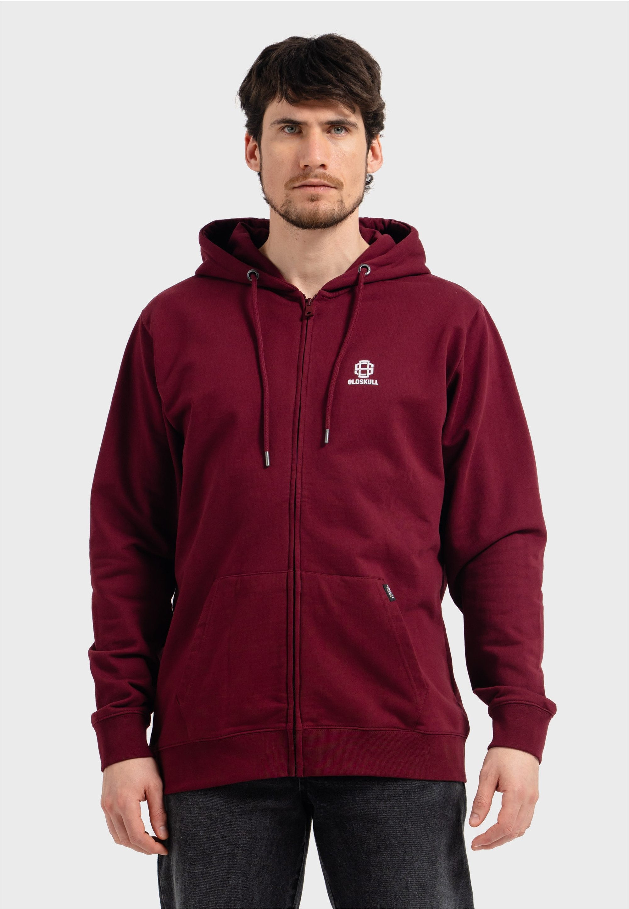 Oldskull Sweatjacke Basic Oldskull 25 Logo günstig online kaufen