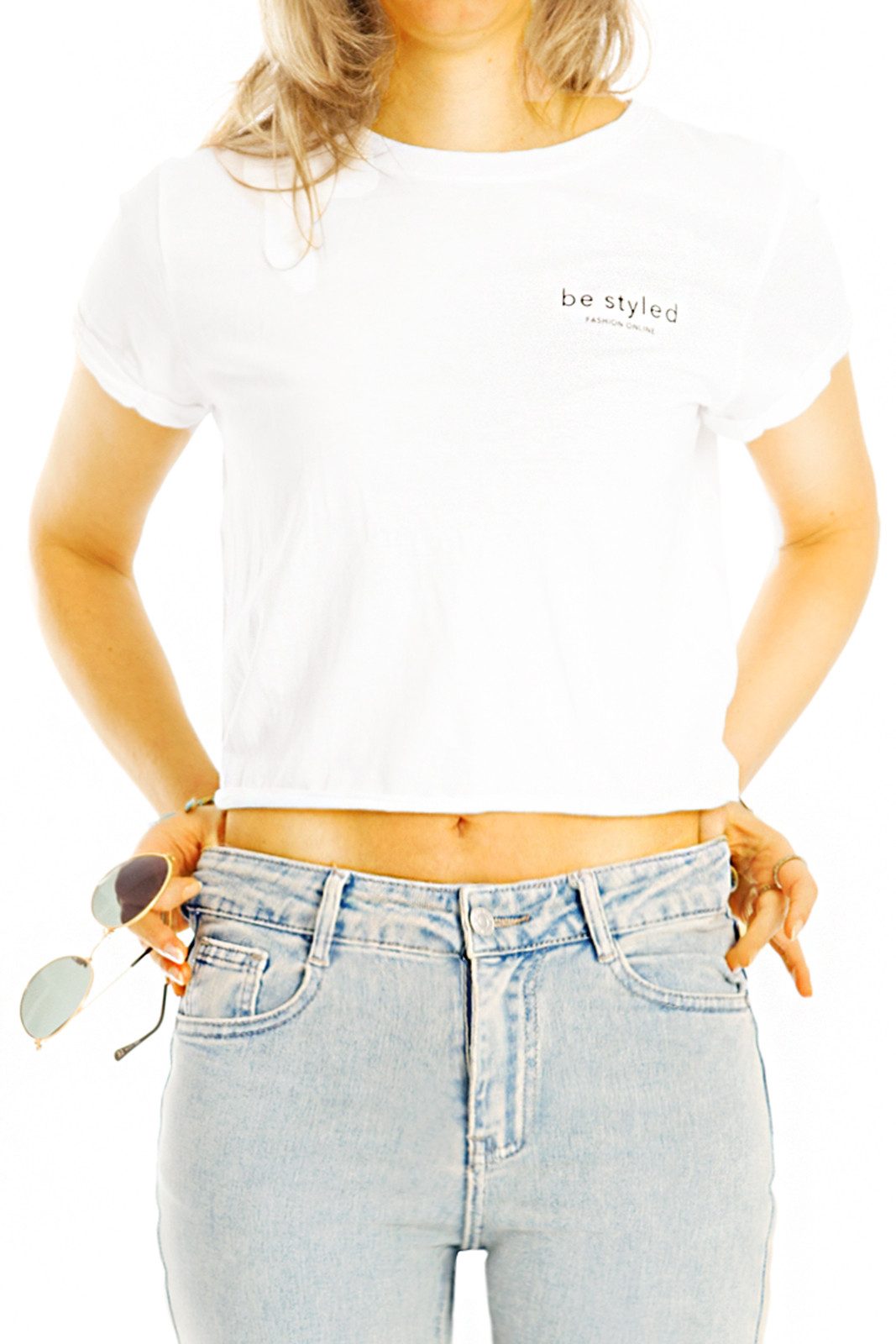 be styled Gerade Jeans Gerade Jeans Hose Medium Rise Slim Fit Jeanshose - Damen - j9k 5-Pocket-Style