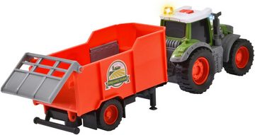 Dickie Toys Spielzeug-Traktor Fendt Farm Trailer, mit Licht und Sound