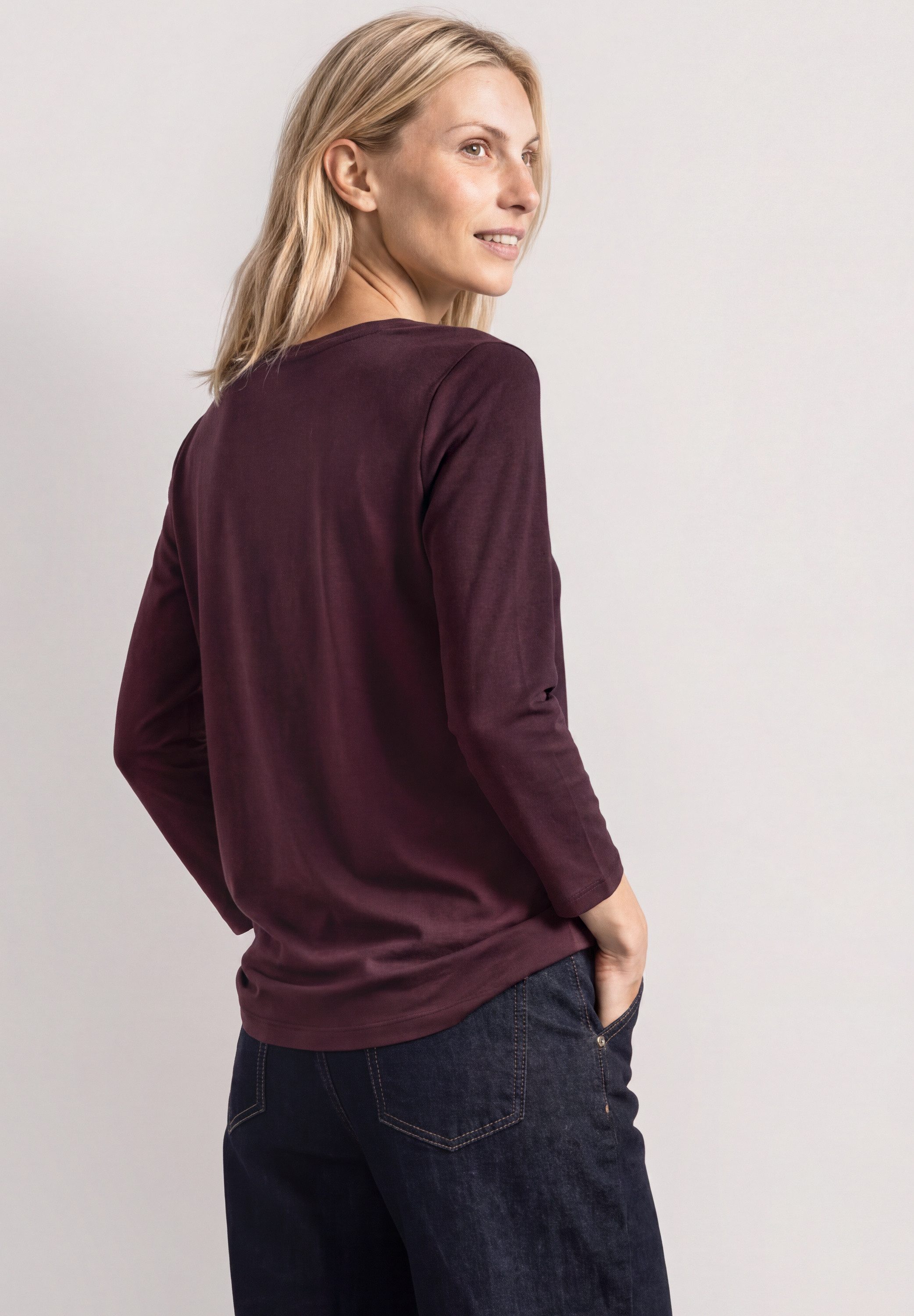 STREET ONE 3/4-Arm-Shirt mit Rundhalsausschnitt – Bild 2 von 5