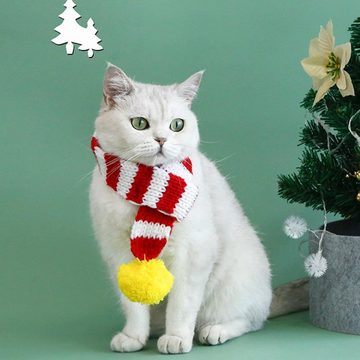 Dekorative Hundekostüm Schal Haustier Geschenk Weihnachtskostüm für Hunde Katzen 1 Stück