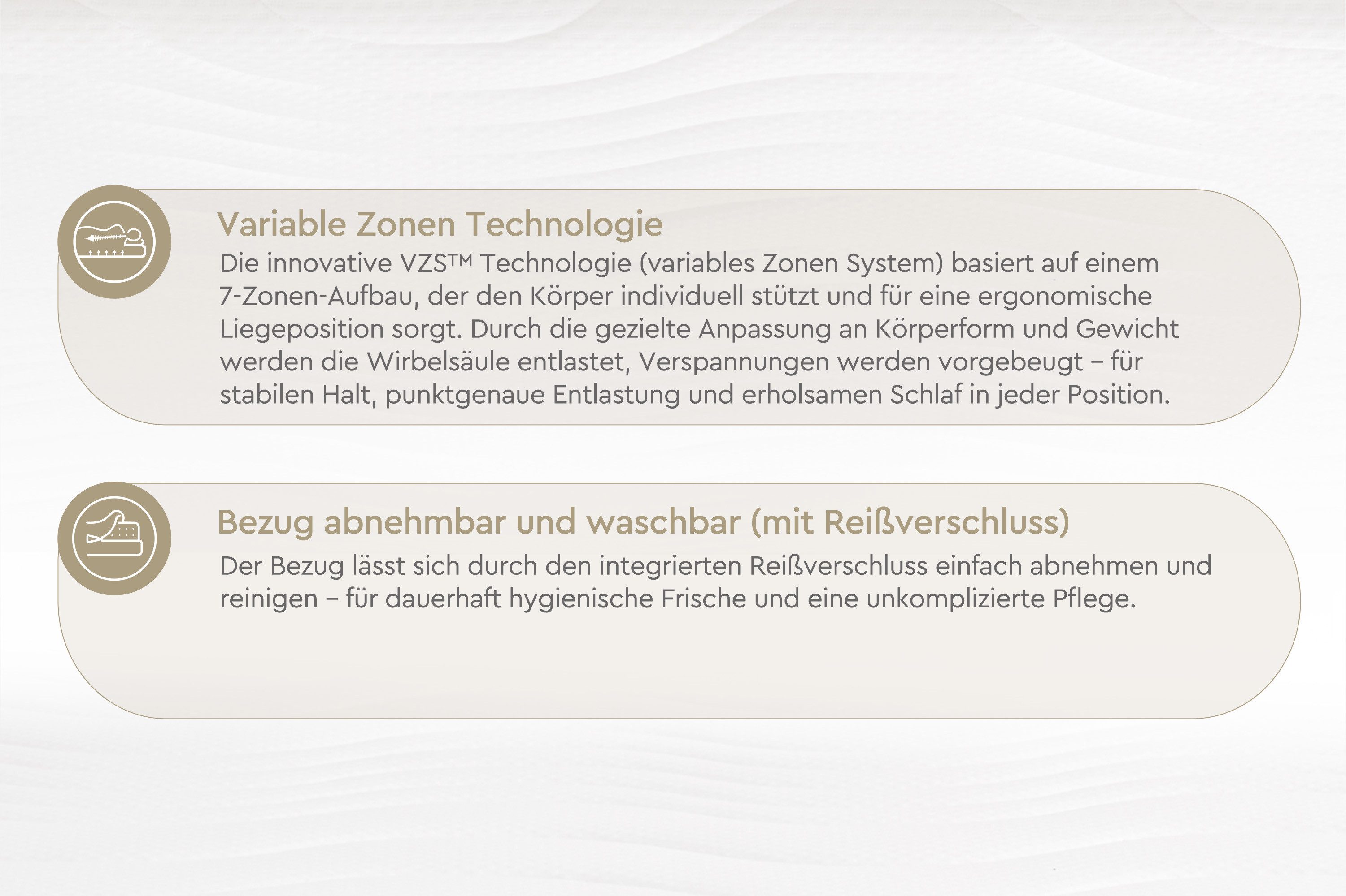Komfortschaummatratze Royal Comfort 7 Slim, Matratze 90x200, 140x200 cm & weitere Größen, Yatas Bedding, 18 cm hoch, (1-tlg), 7-Zonen, H3, wendbar ergonomisch, atmungsaktiv