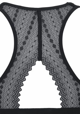 s.Oliver Bustier aus elastischer Baumwolle mit grafischer Spitze