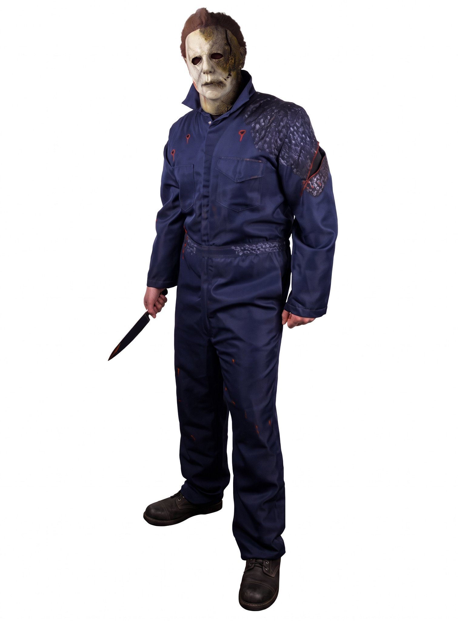 Trick or Treat Kostüm Michael Myers Kostüm - Halloween Kills Horror Look, Lizenzierter Overall zum aktuellen Halloween-Film von 2021