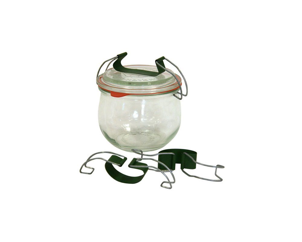 WECK Einmachglas Universalbügel 10 Stück für Einkochgläser Weckgläser, Glas, (10-tlg)