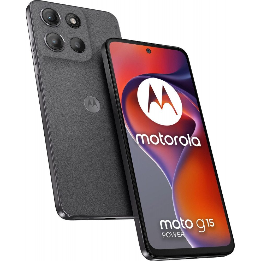Motorola XT2521-5 Moto G15 Power 256 GB / 8 GB - Smartphone - gravity grey Smartphone (6,72 Zoll, 256 GB Speicherplatz)