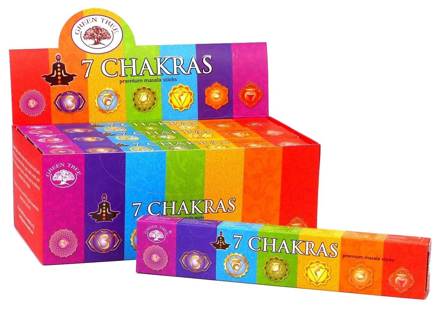 Green Tree Ароматические палочки Green Tree Incense "7 Chakras" 15gr.