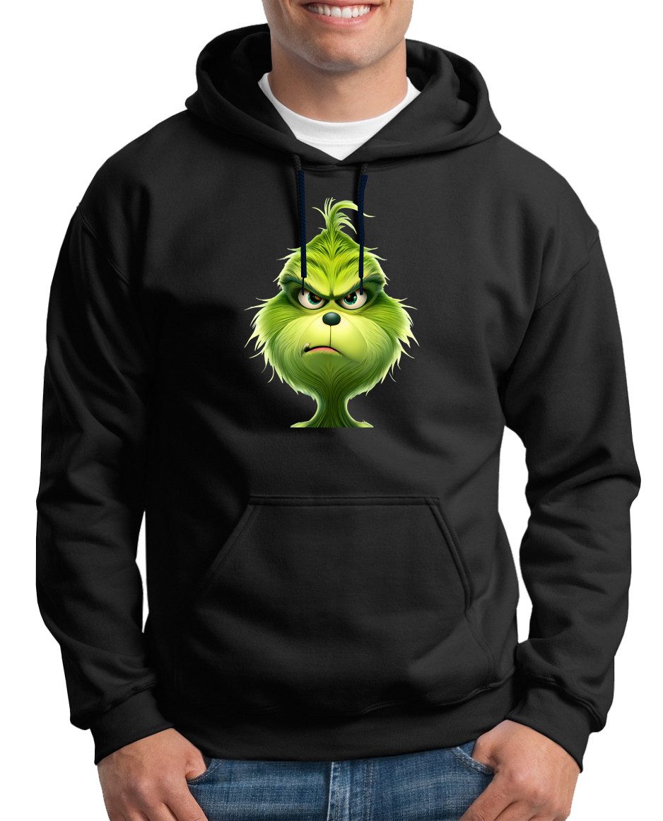TShirt-People Kapuzenpullover Hoody Grumpy Grinch günstig online kaufen