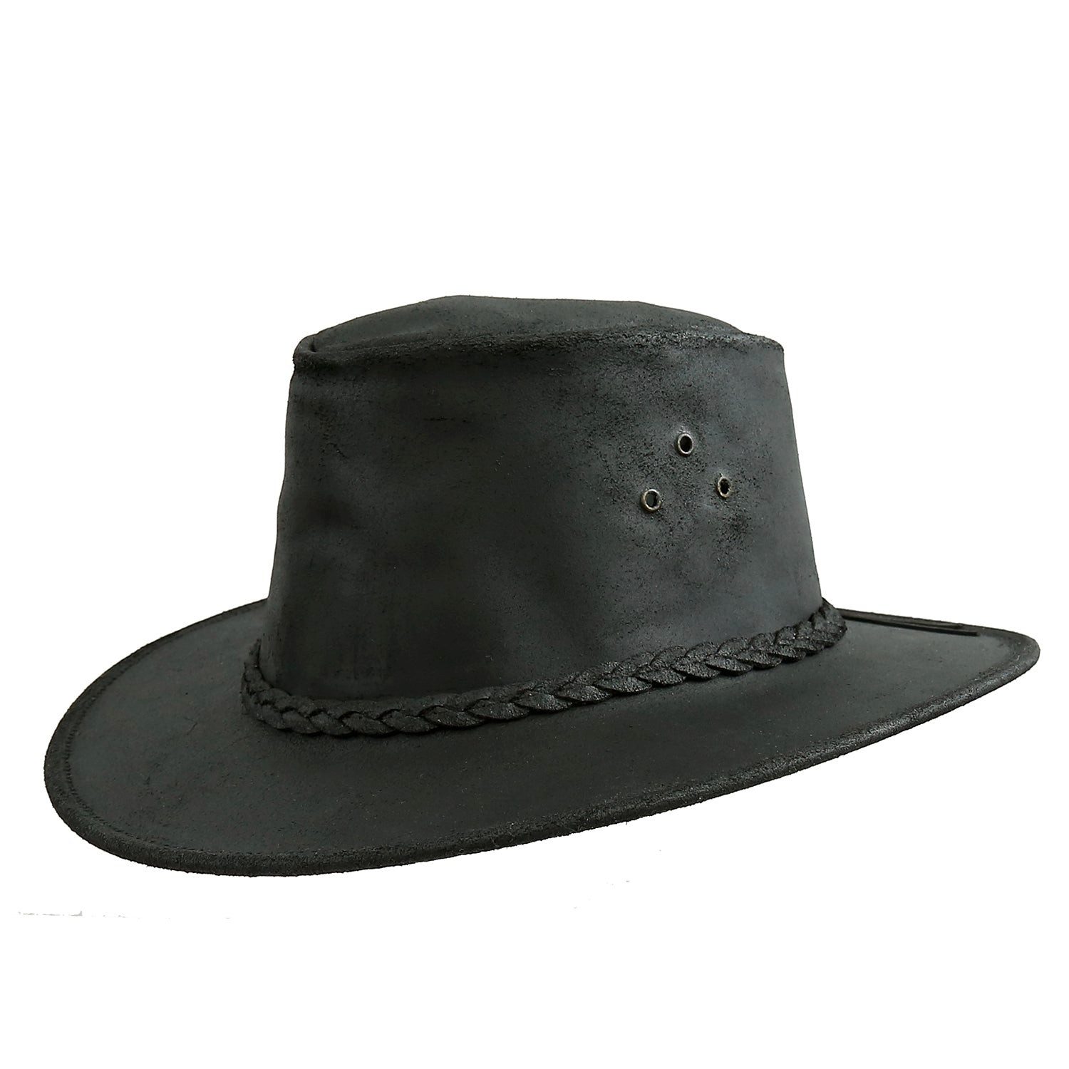 Outbacker Cowboyhut Kinder Cowboy Hut- wetterfest und robust in braun und schwarz, Размер 5