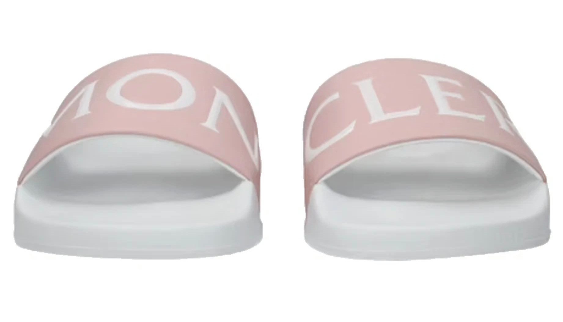 MONCLER Leder Slides Sandalen Bastien & Joleen Made in Italy Unisex Sandale Anatomisch geformte Innensohle,ergonomisch geformt