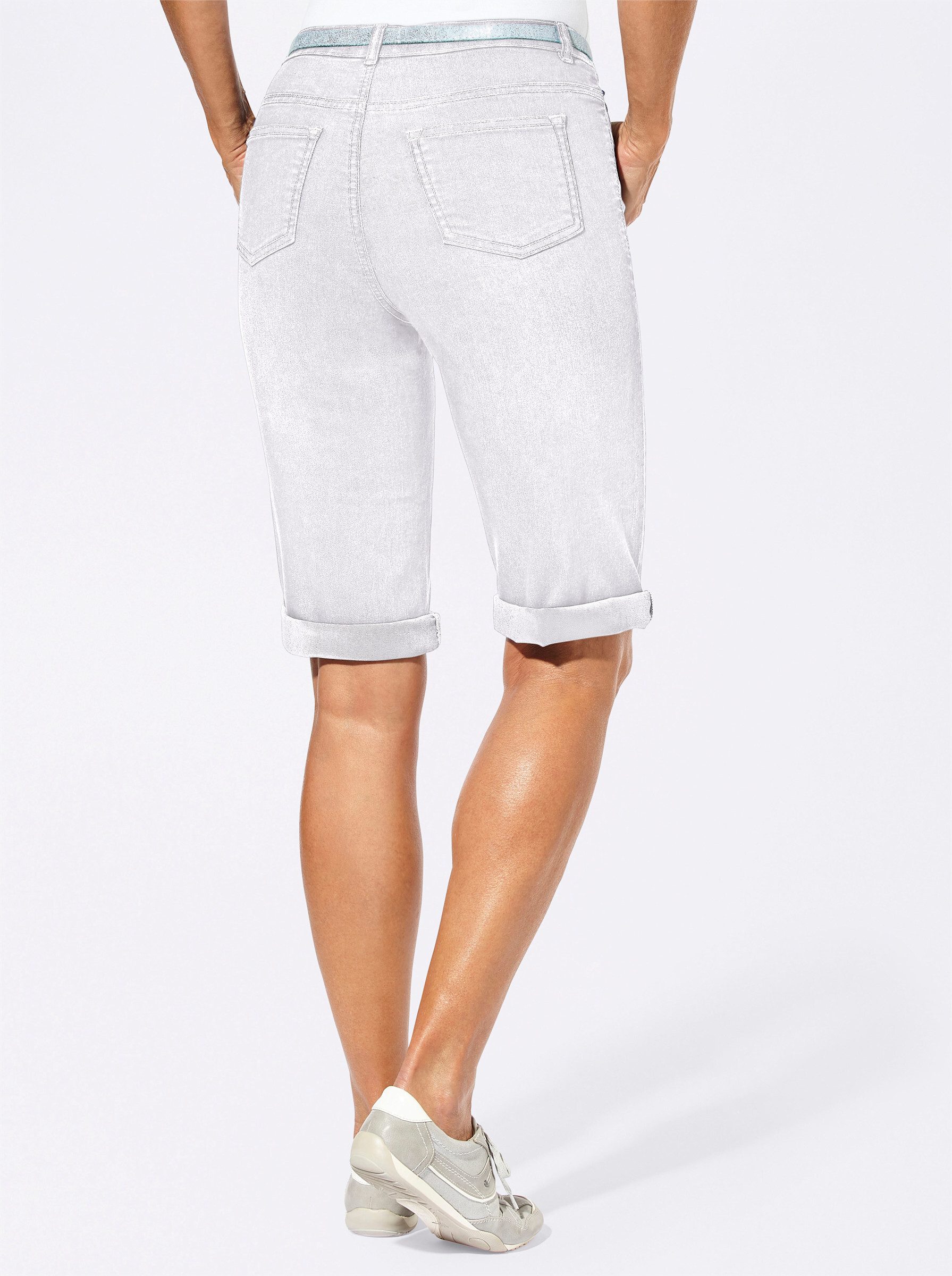 Witt Jeansshorts Jeans-Bermudas leicht vertieft günstig online kaufen