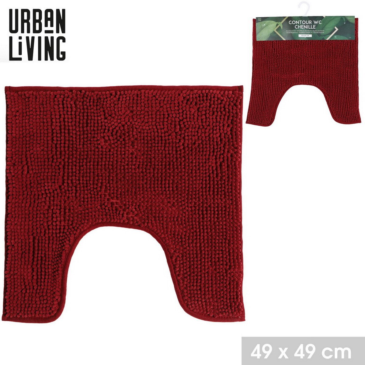 Urban Living Badematte WC-Vorleger mit Ausschnitt günstig online kaufen
