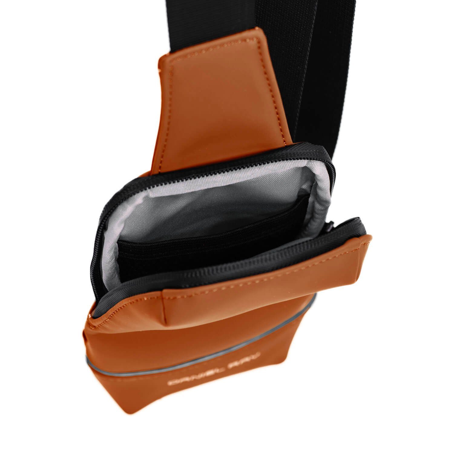 klein dark Daniel Crossover Tasche in PU Ray Louisville - Optik matter (23) Umhängetasche orange Schultertasche,
