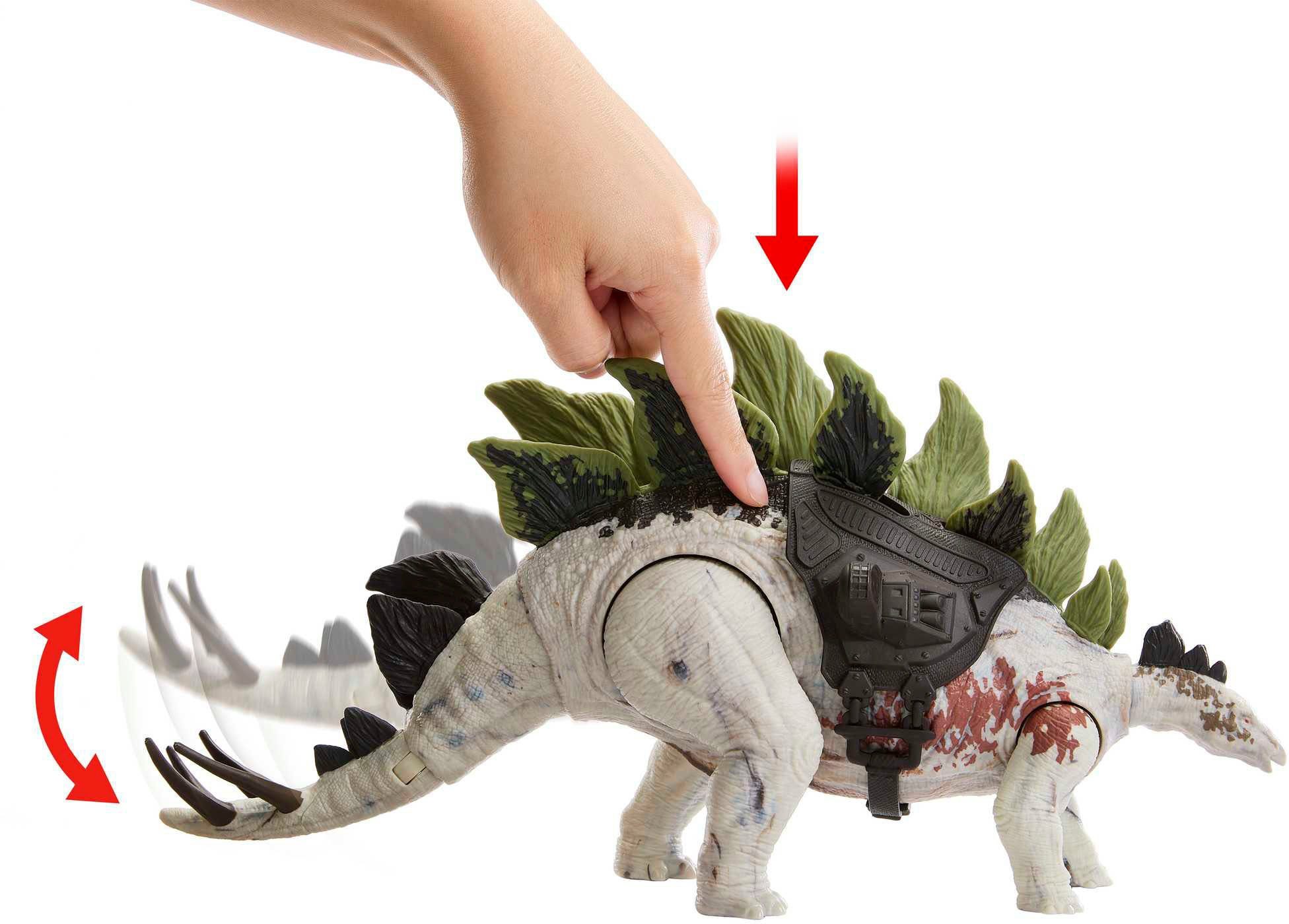 Trackers - Jurassic New World Actionfigur Stegosaurus Large Mattel®