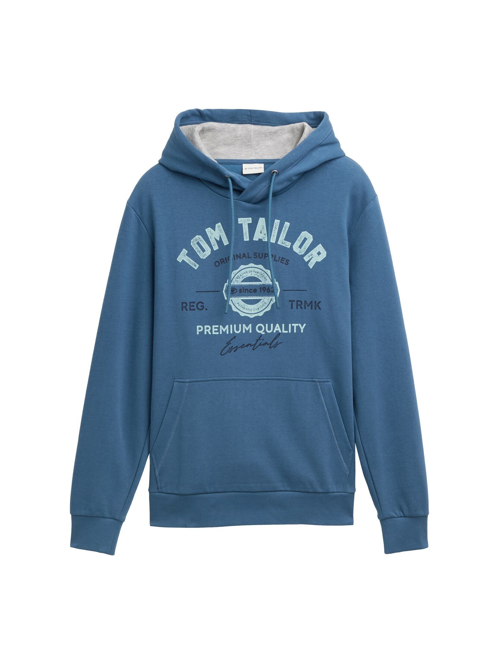 TOM TAILOR Sweatshirt Strick & Sweatshirts Hoodie Sweatshirt mit Logo-Print günstig online kaufen