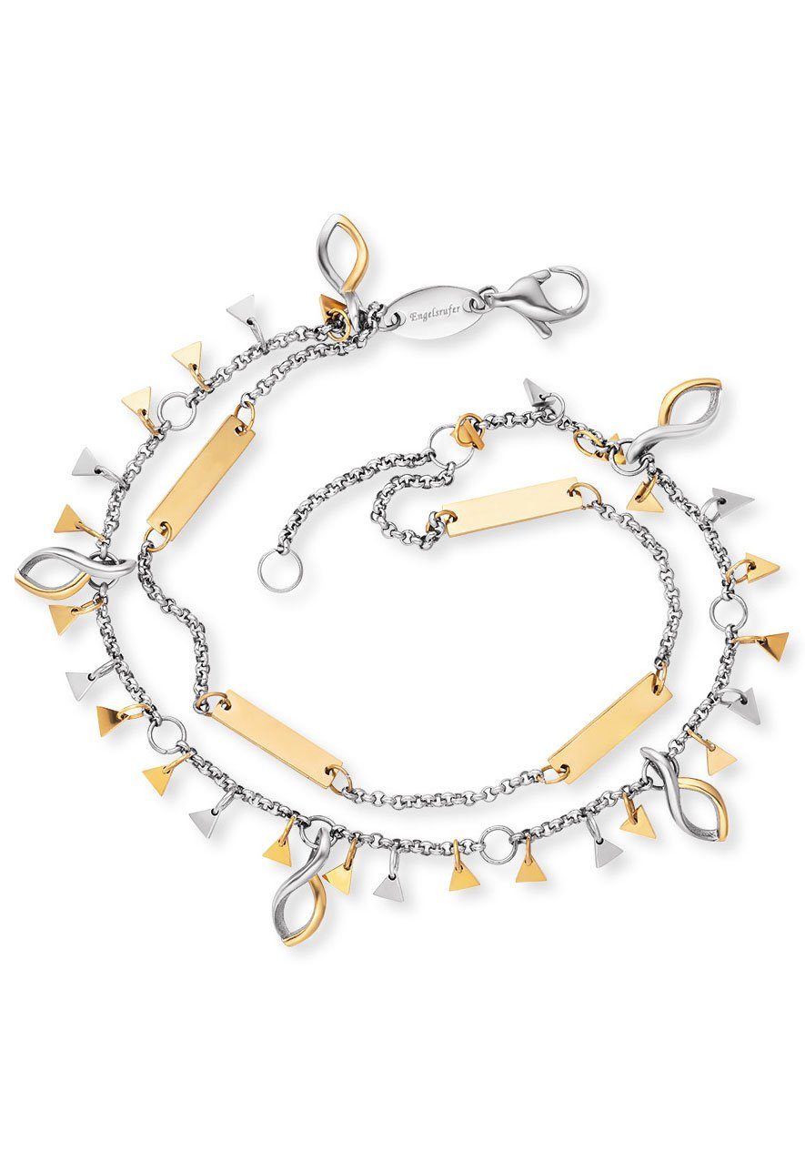 Engelsrufer Fußkette BOHO Triangle Bicolor, ERBS-TRIANGLE günstig online kaufen