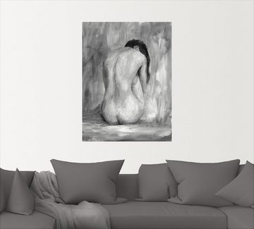 Artland Wandbild Figur in schwarz & weiß II, Frau (1 St), als Alubild, Outdoorbild, Leinwandbild, Poster, Wandaufkleber