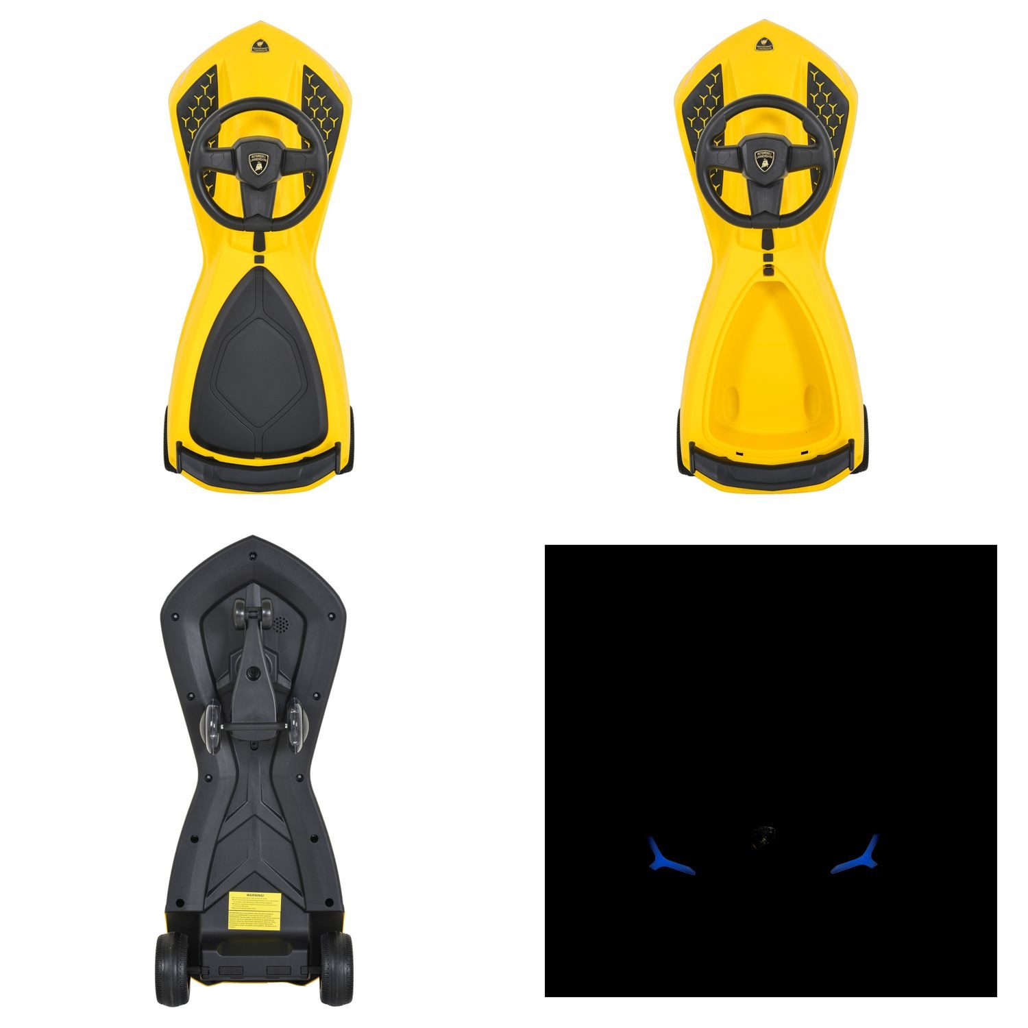 Moni Rutscher Rutschauto Lamborghini Swing, Car Musikfunktion Lichter bis 110kg