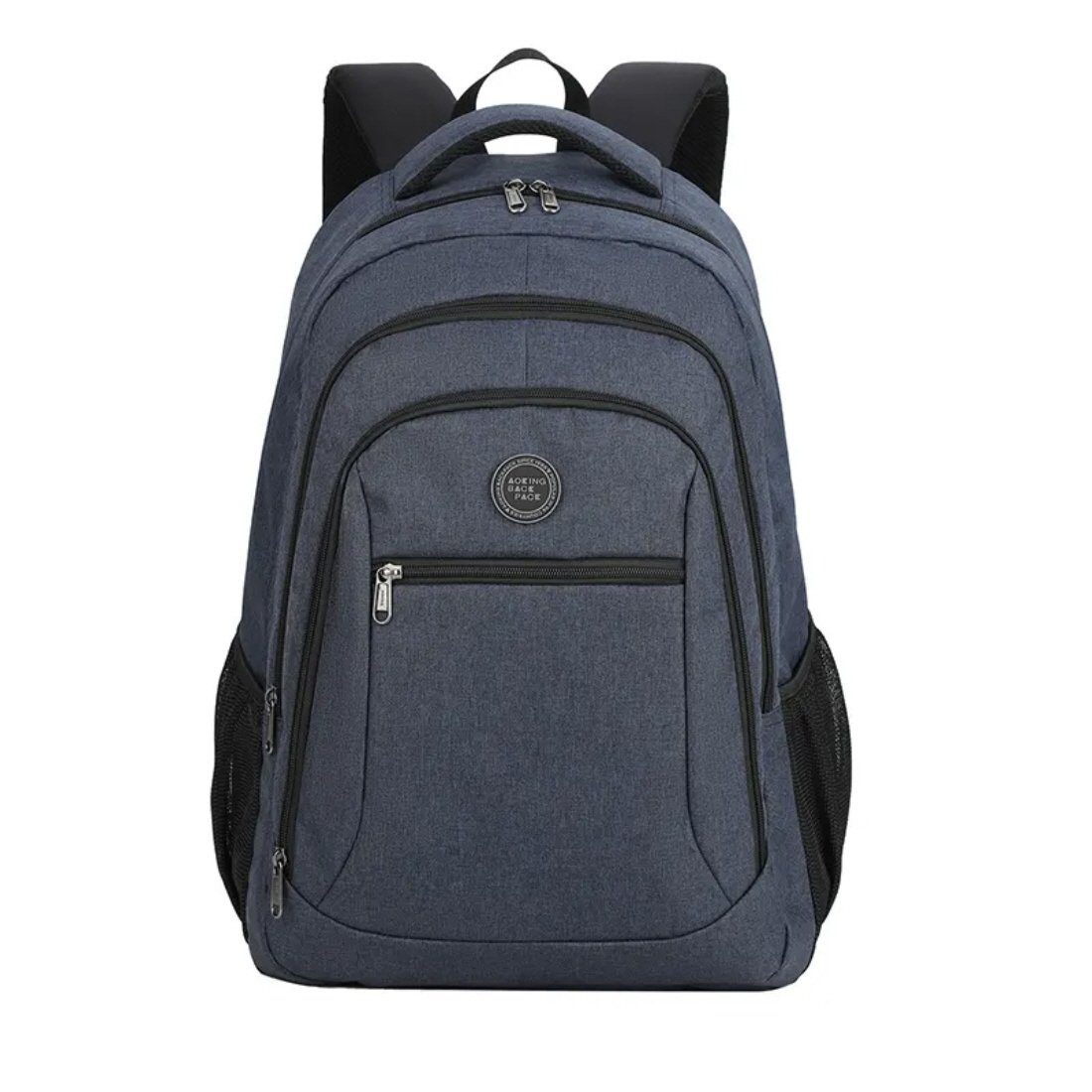 Freizeitrucksack Reise Uni Rucksack (blau), Zoll Rucksack Sportrucksack Schulrucksack Tagesrucksack Freizeit Laptopfach) Aoking Laptoprucksack Arbeit Schule Sport (15