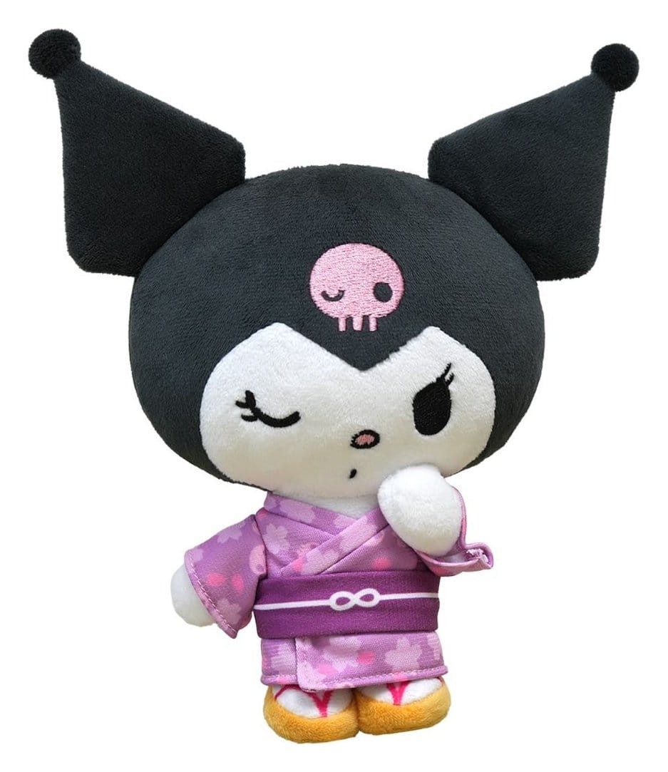 Sakami Merchandise Plüschfigur Sanrio Plüschfigur Kuromi Kimono Version 22 cm