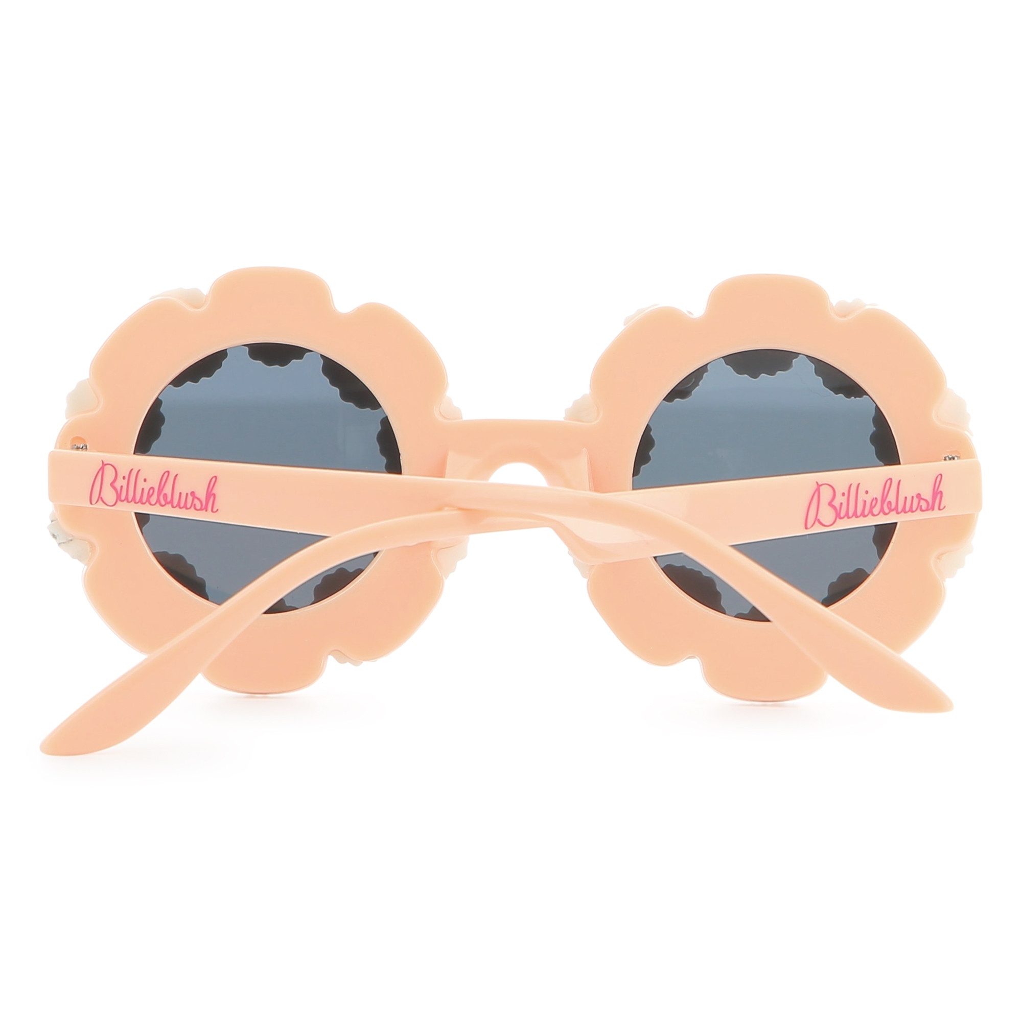Billieblush Sonnenbrille BILLIEBLUSH Kinder Sonnenbrille hellrosa mit weißen Blumen 3D-Blumen